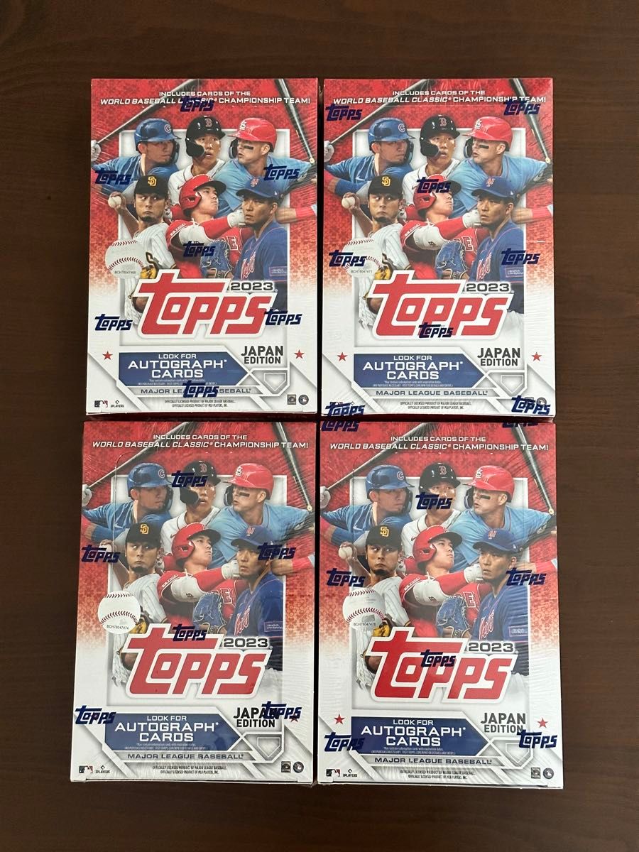 24時間以内発送』『新品未開封』2023 TOPPS MLB JAPAN EDITION 4 24時間以内発送』『新品未開封』2023 TOPPS MLB JAPAN EDITION 4