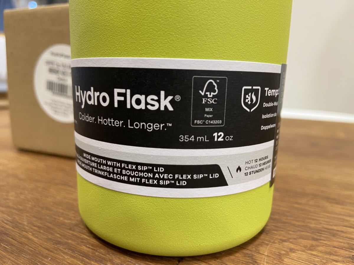 Hydro Flask_2本セット_Cactus_FlexSip_Standard_ 12oz_18oz_水筒 _コーヒーキャップ_ステンレスボトル_ハイドロフラスク_イエローの画像9