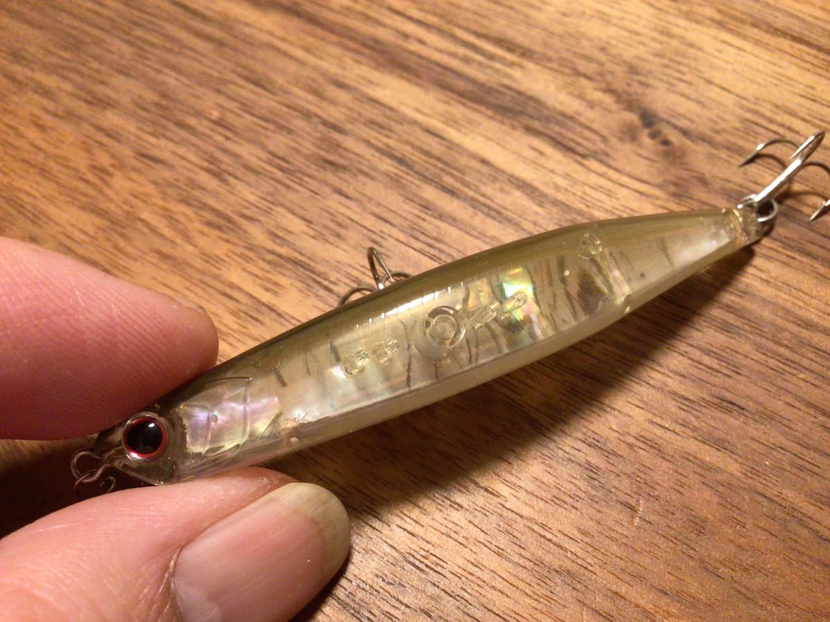 Y★超美品★OSP BENT MINNOW 76F ベントミノー76F「アバロンワカサギ」_画像2