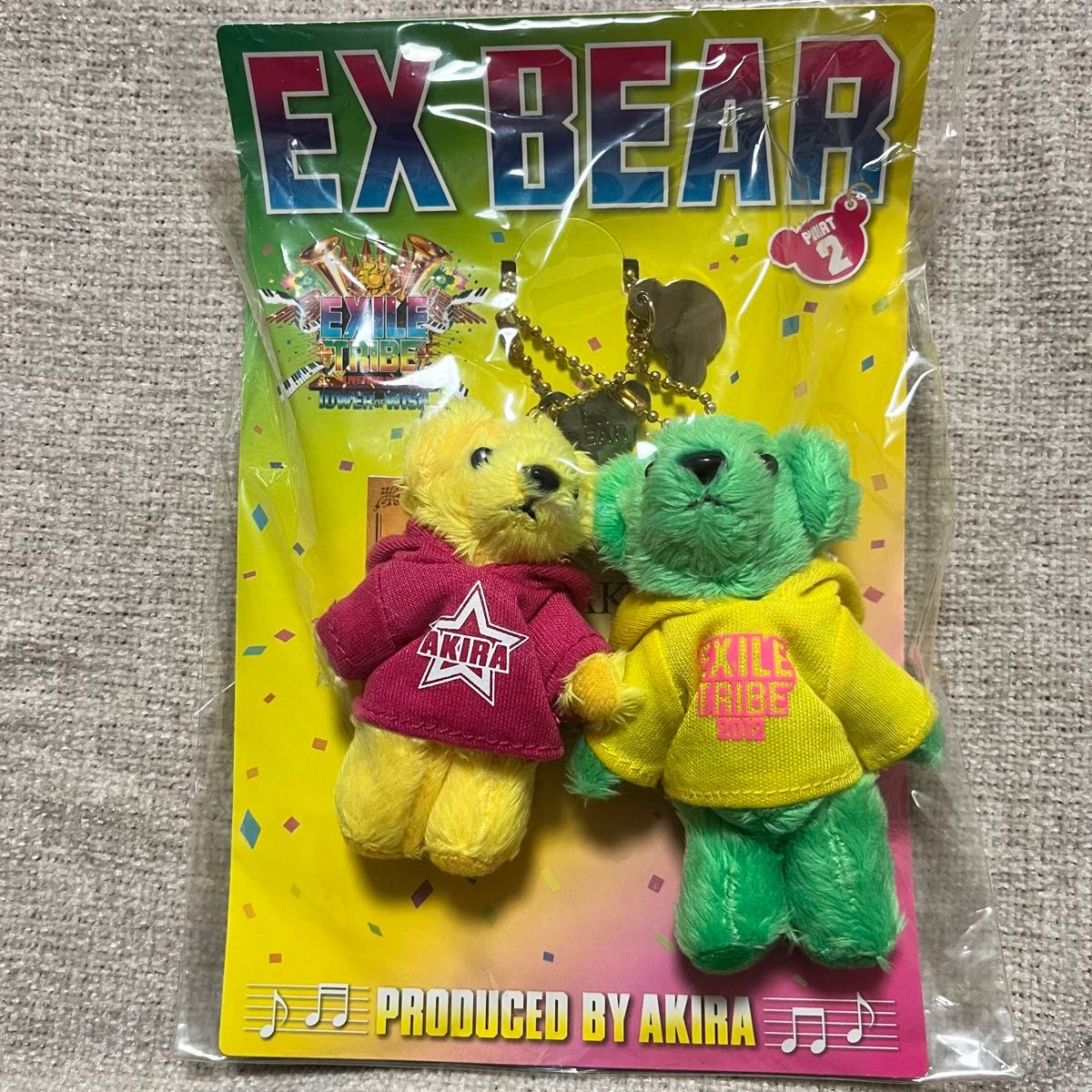 EXILE AKIRA produce EX BEARキーホルダー　2012〜2014