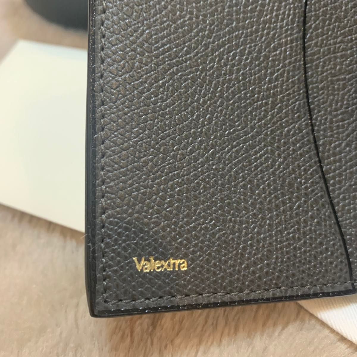 阪急メンズ購入 Valextra ヴァレクストラ カードケース 名刺入れ