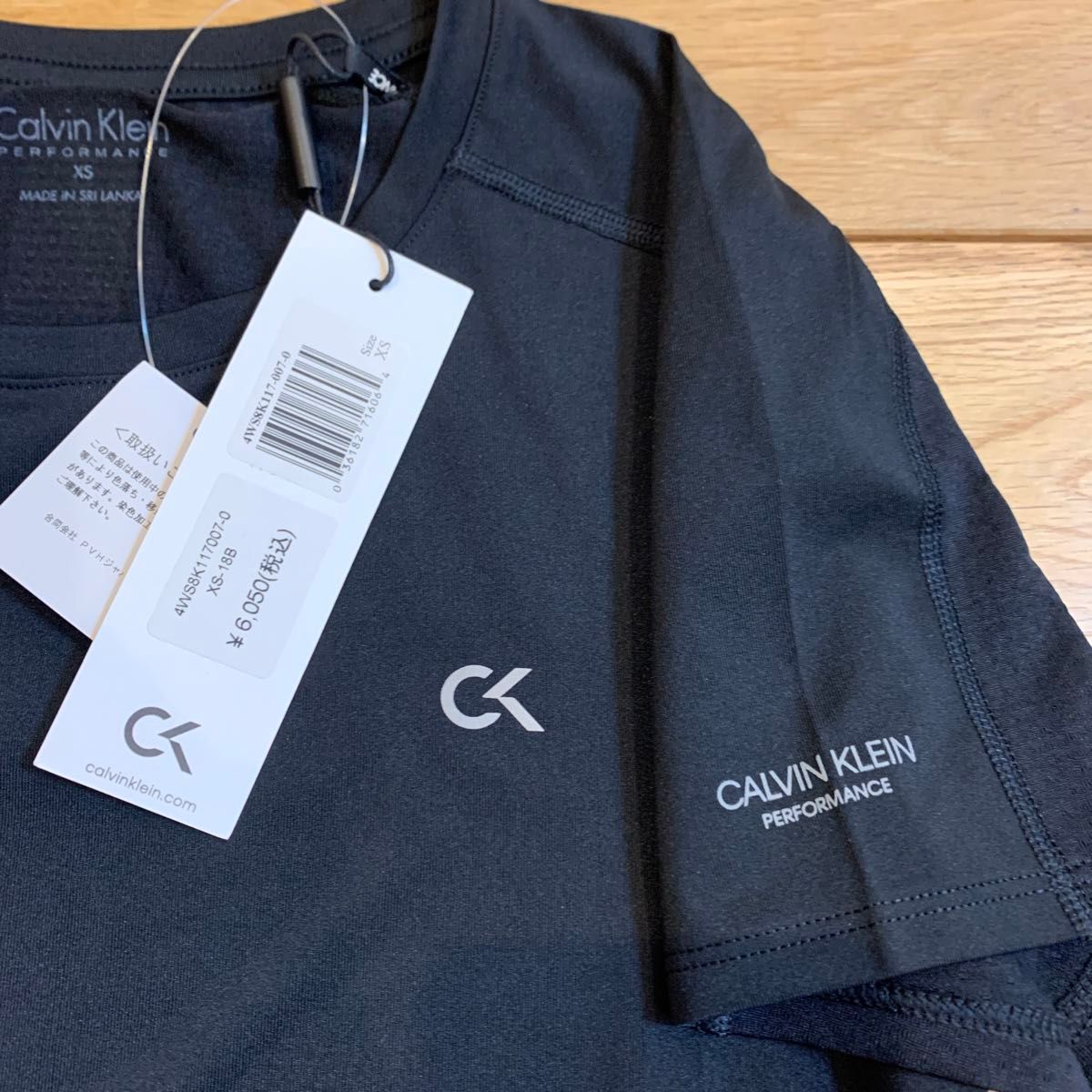 未使用 CALVIN KLEIN PERFORMANCE Utilit Tee黒 半袖シャツ Tシャツ