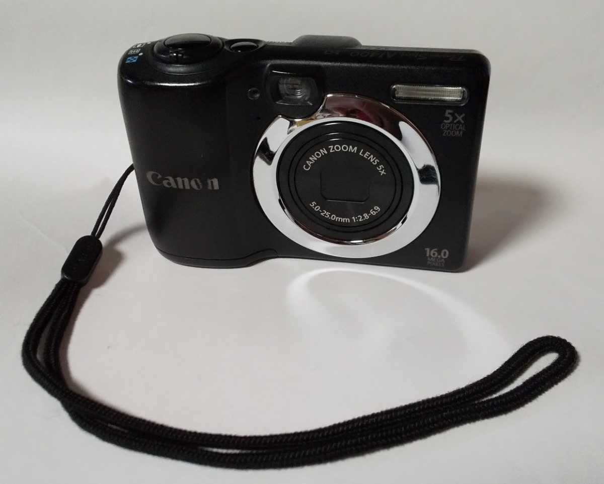 【安心の乾電池式♪】 Canon コンパクトデジタルカメラ PowerShot A1400_画像1