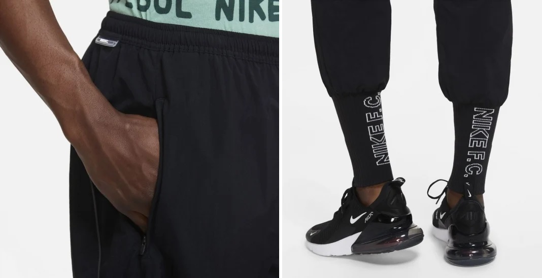 送料無料 即決 【未使用】 NIKE FC ★ F.C.Woven Pants (Mサイズ) ★ ナイキFC PZ カフ パンツ CT2513-010 税込定価8800円_画像5