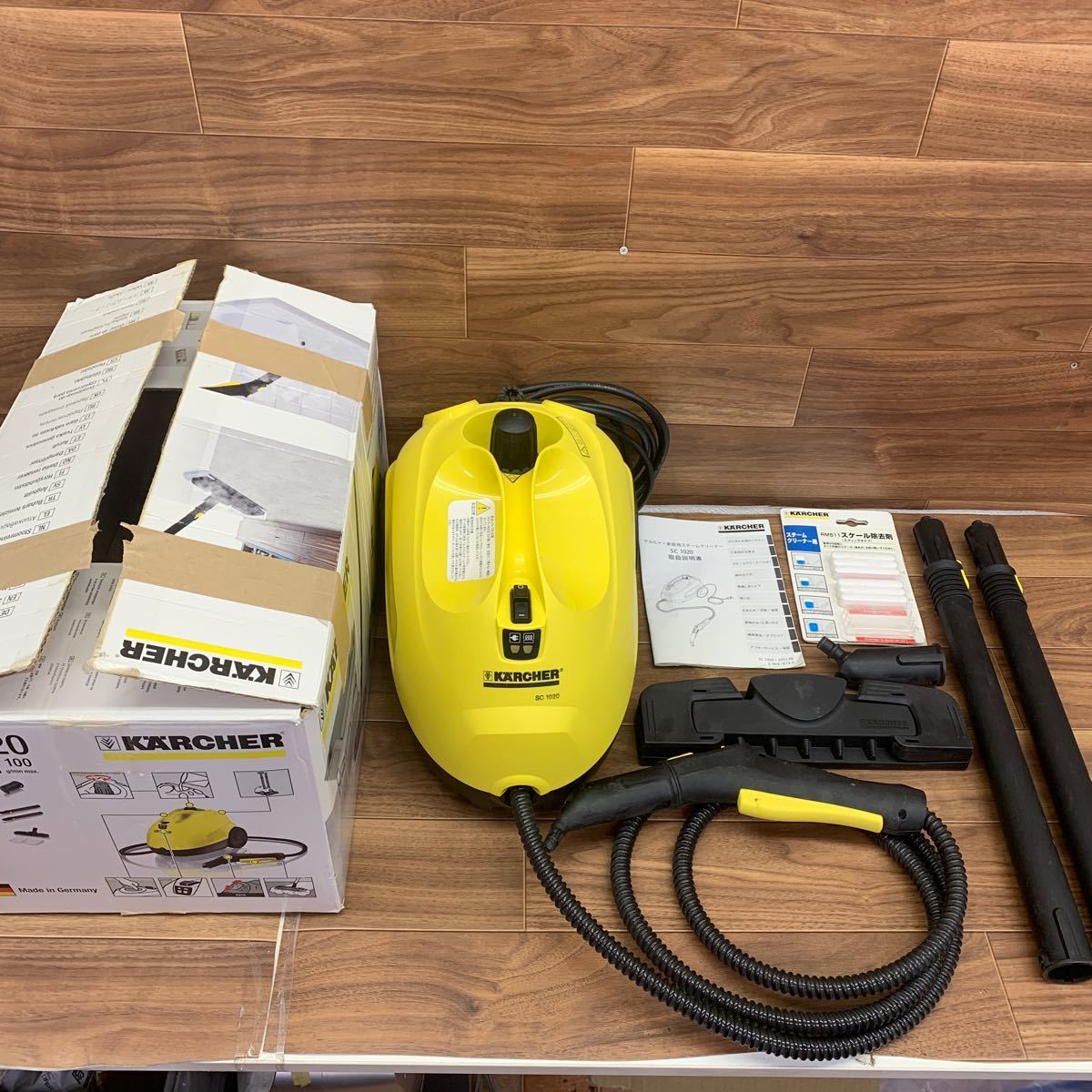 ◆E-490 KARCHER ケルヒャー SC 1020 家庭用スチームクリーナー スチームクリーナー 家庭用 高圧洗浄機 掃除 洗車 通電確認済み _画像1