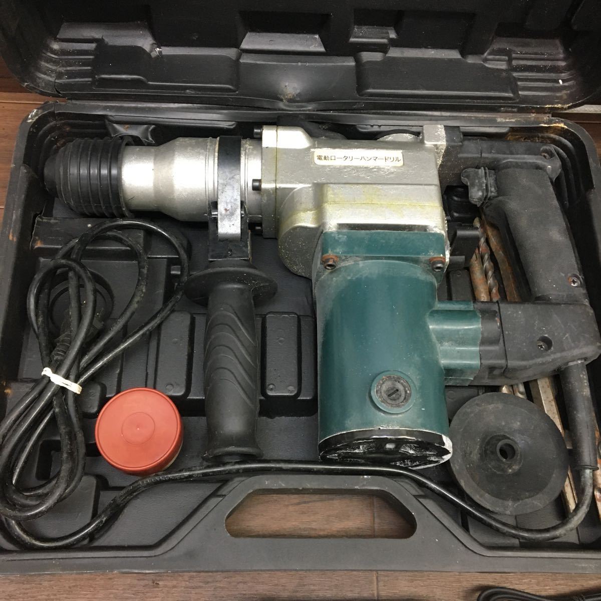 □B-681 AIR PLUS エアーツールセット 71PC AIR TOOL SET 電動ロータリーハンマードリル Y-DD-01 半田こて 他 ジャンク品_画像2