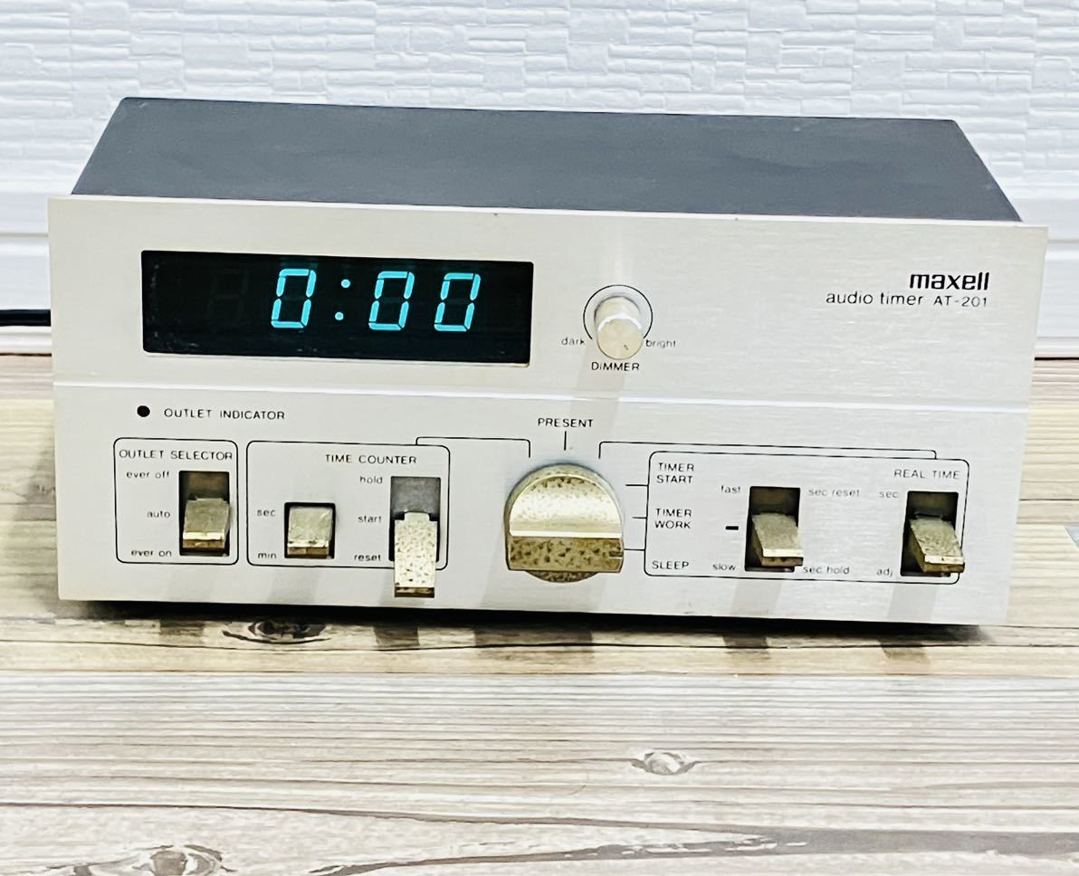 送料無料】maxell マクセル オーディオタイマー AT-201 通電確認済み レトロ アンティーク ヴィンテージ オーディオ機器 現状品(オーディオ機器)|売買されたオークション情報、Yahoo!オークション(旧ヤフオク!) の商品情報をアーカイブ公開 - オークファン(aucfan.com)