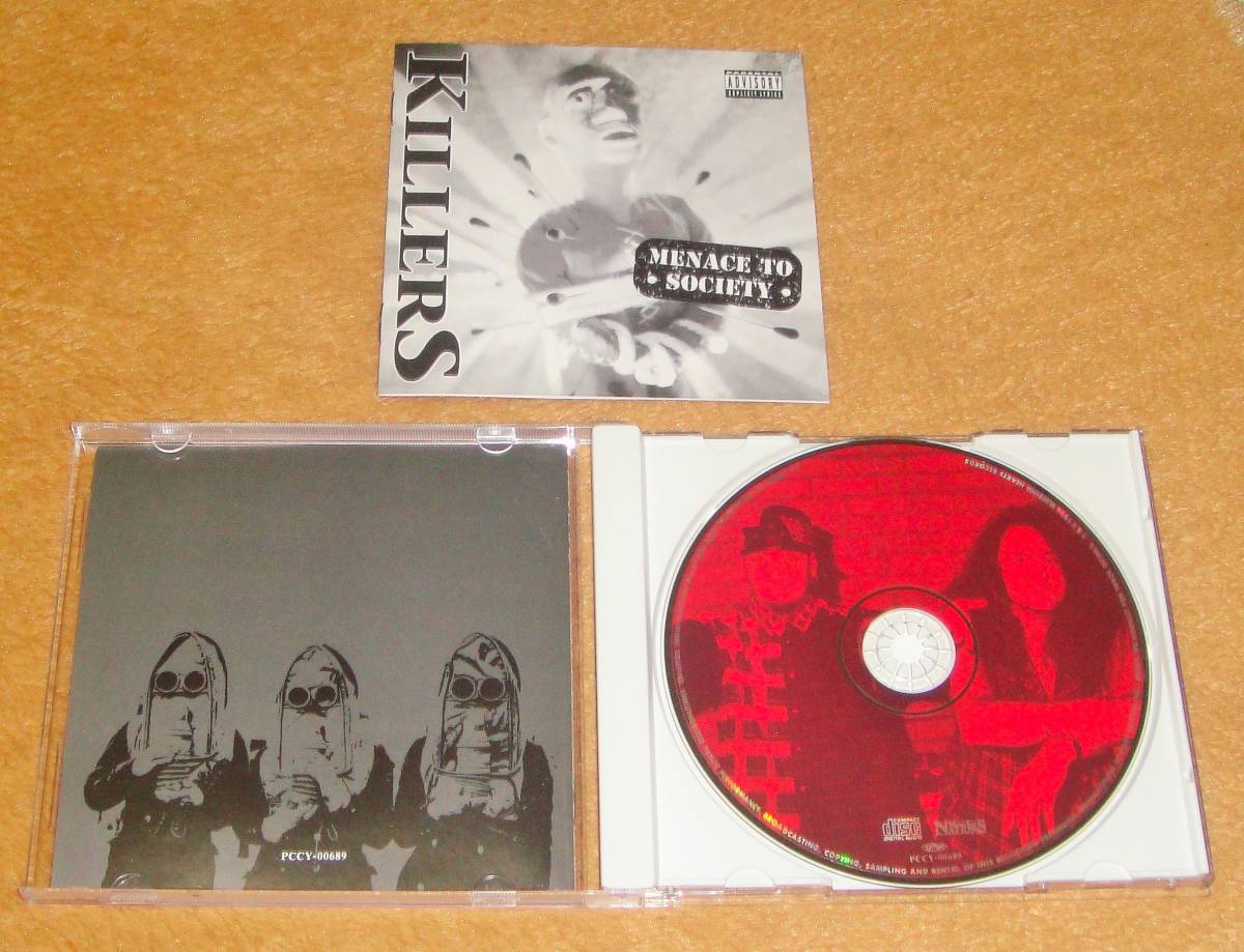 帯付き廃盤CD☆キラーズ／威嚇（PCCY-00689） ポール・ディアノ（IRON MAIDENの初代ボーカル）、KILLERS／MENACE TO SOCIETYの画像3