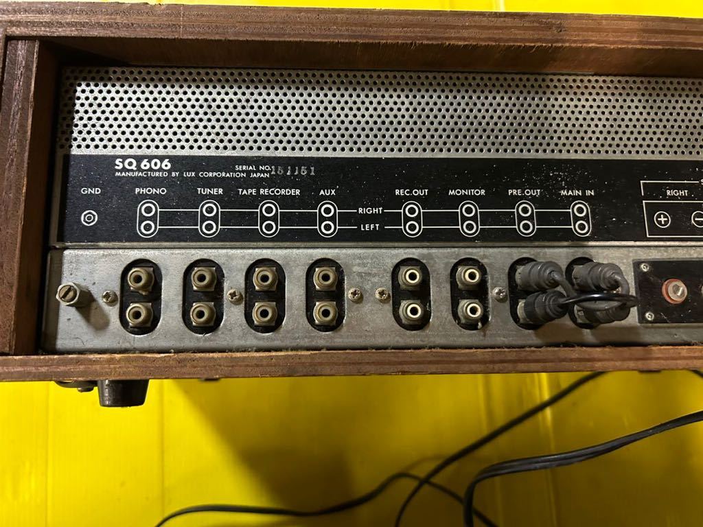 LUXMAN プリメインアンプ 　SQ-606_画像7