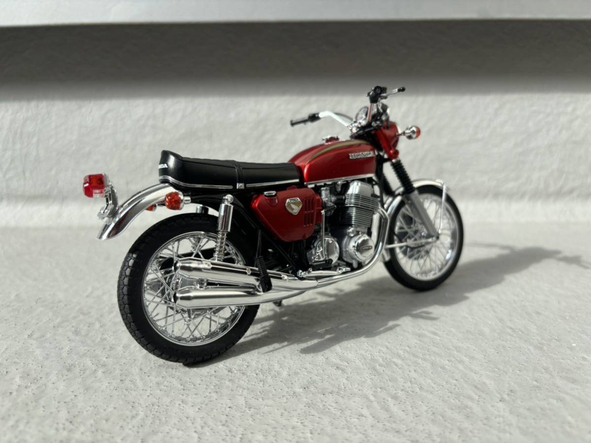 アオシマ製 1/12 ホンダ・ドリーム CB750FOUR 完成品①！！K0（K ゼロ）、HONDA、フルノーマル仕様_画像8