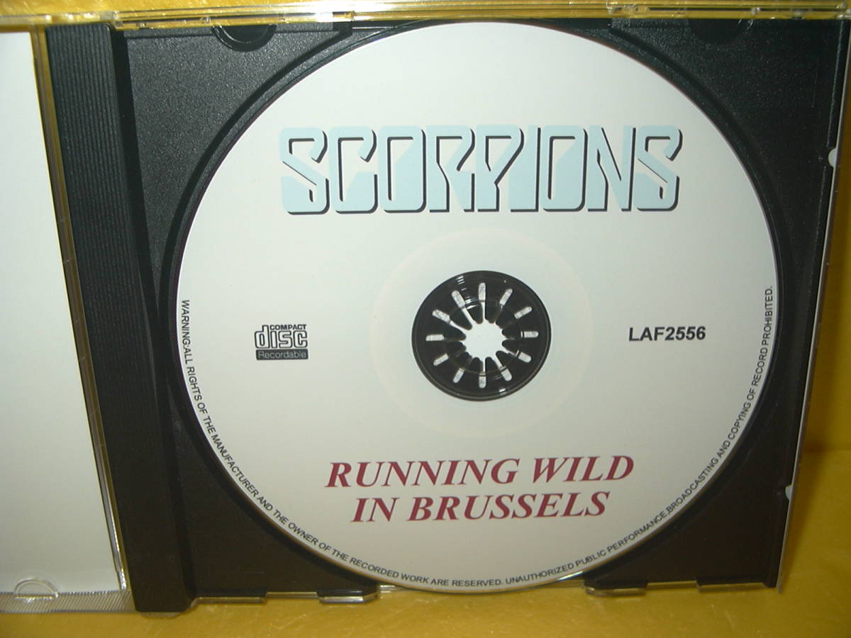 【CD】SCORPIONS「RUNNING WILD IN BRUSSELS」_画像4