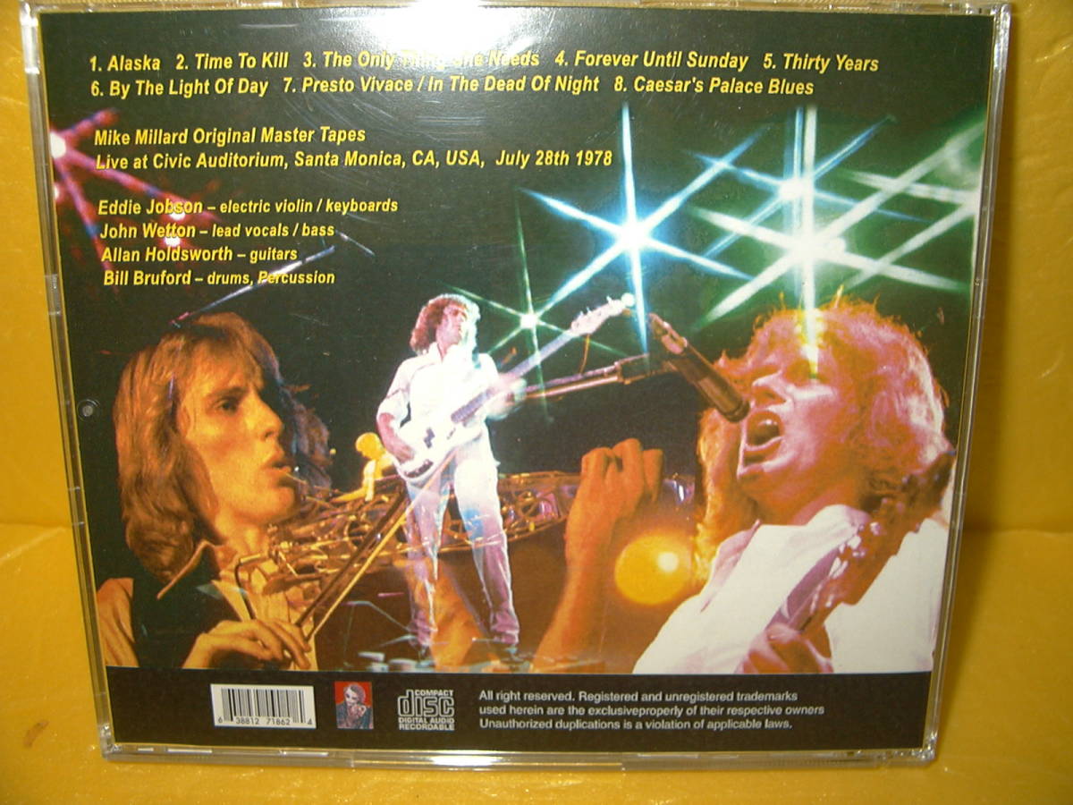 【CD】U.K.「Santa Monica 1978」MIKE MILLARD_画像2