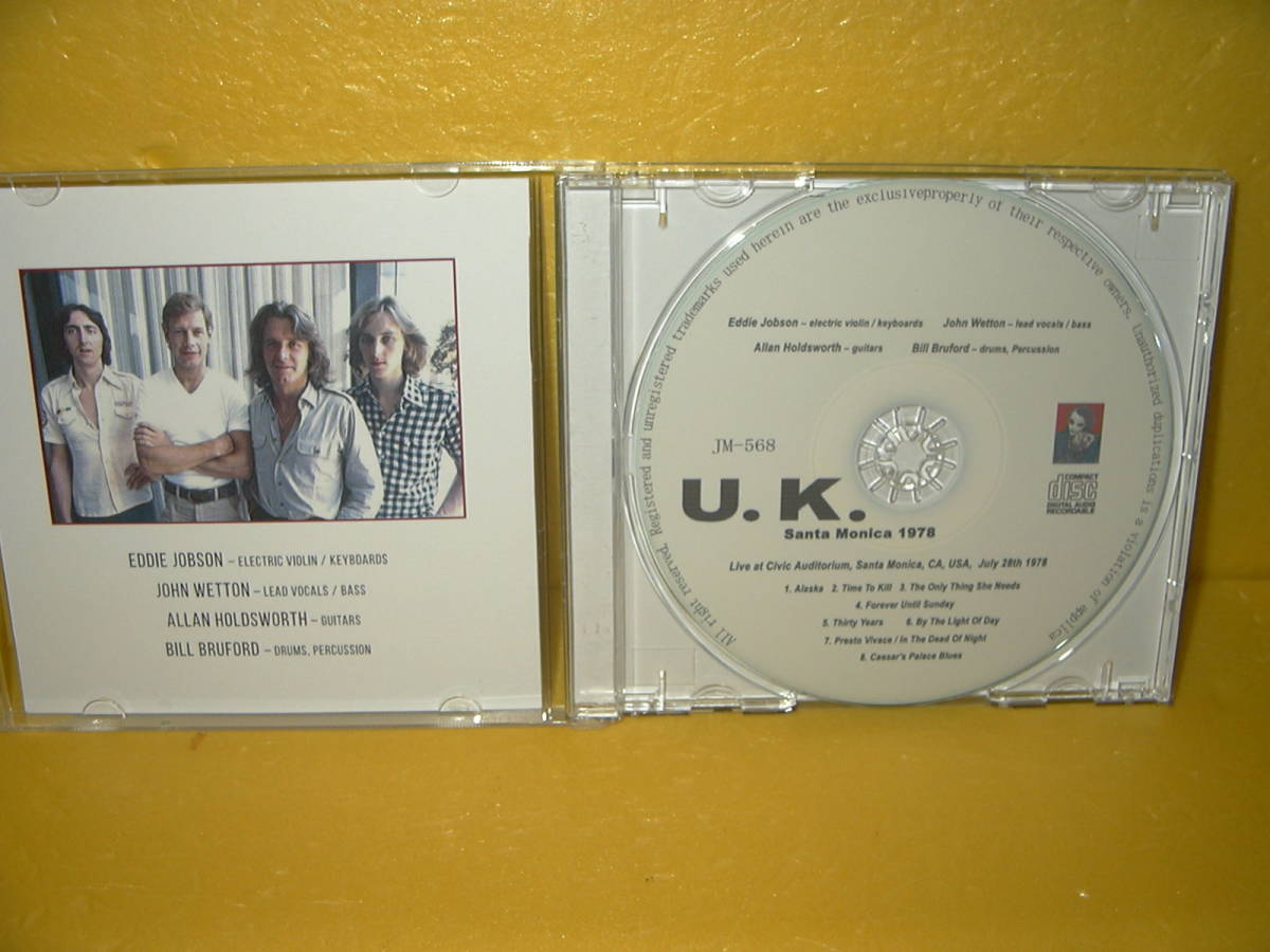 【CD】U.K.「Santa Monica 1978」MIKE MILLARD_画像3