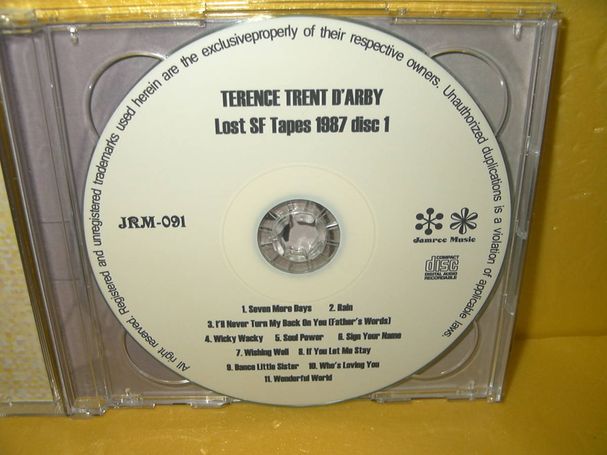 【2CD】TERENCE TRENT D'ARBY「Lost SF Tapes 1987」_画像4