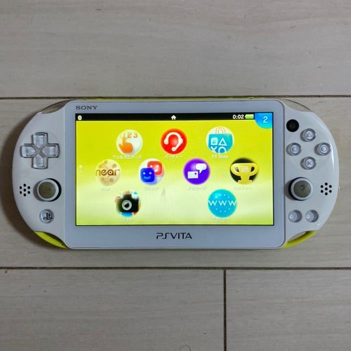 SONY PSVITA PCH-2000 ZA13 1GB 本体 wifiモデル 動作品 初期化 ソニー ピーエス ビータ ヴィータ プレイステーション プレステ 送料無料_画像1