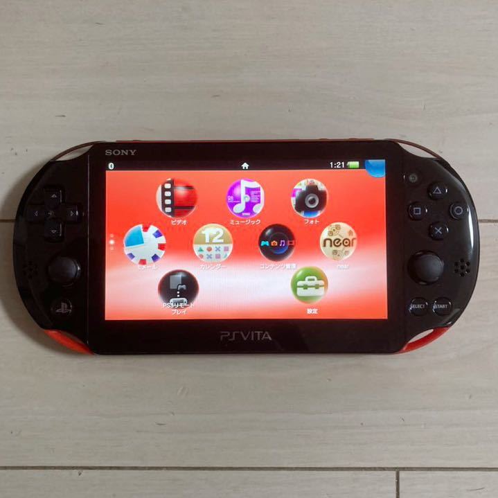 SONY PSVITA PCH-2000 ZA26 1GB 本体 wifiモデル 初期化 動作品 ピーエス ビータ ヴィータ PlayStation プレイステーション PS 送料無料_画像1