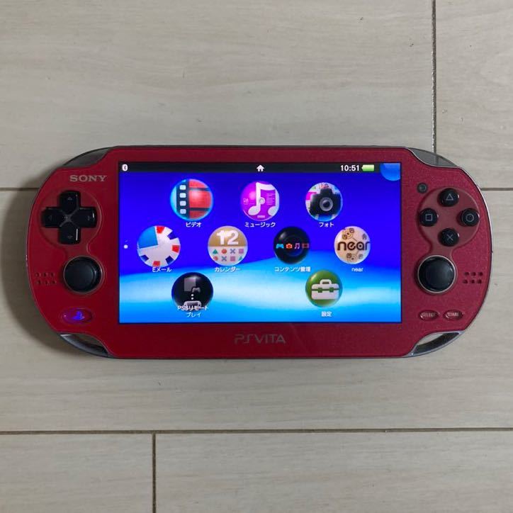 SONY PSVITA PCH-1000 ZA03 本体 wifi モデル 動作品 初期化 プレイステーション ビータ ヴィータ プレステ PlayStation ソニー 送料無料_画像1