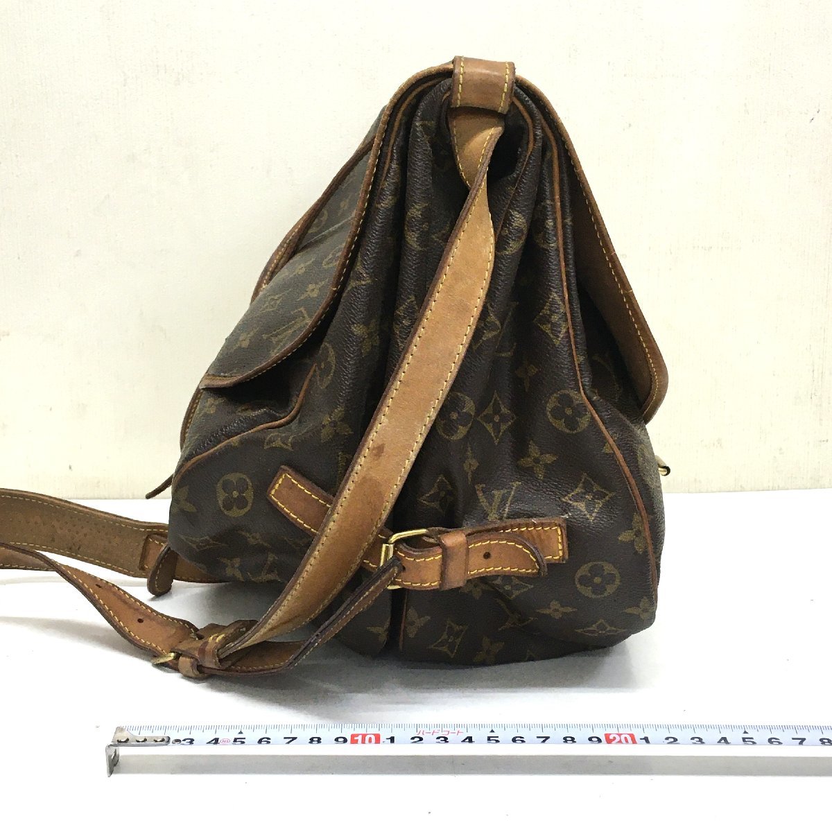 LouisVuitton/ショルダーバッグ/ソミュール/モノグラム/斜め掛け/肩掛け/カバン/総柄/ルイヴィトン/CB4_画像3