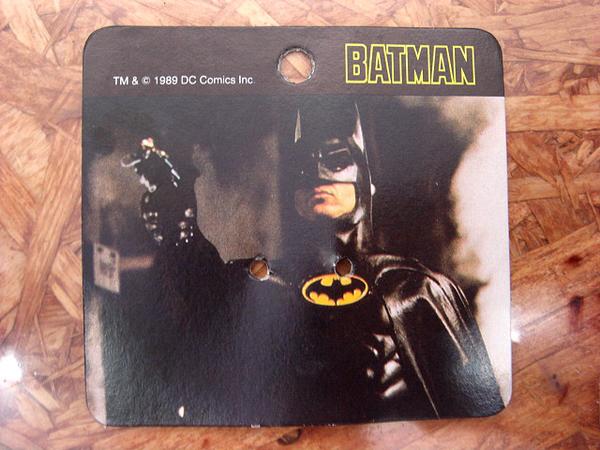 公開時DEADデッドストック89年製ビンテージ バットマンBatmanバッチOLDバッジDC古着USED80'sビンテージ オールド ピンズ アンティーク_画像2