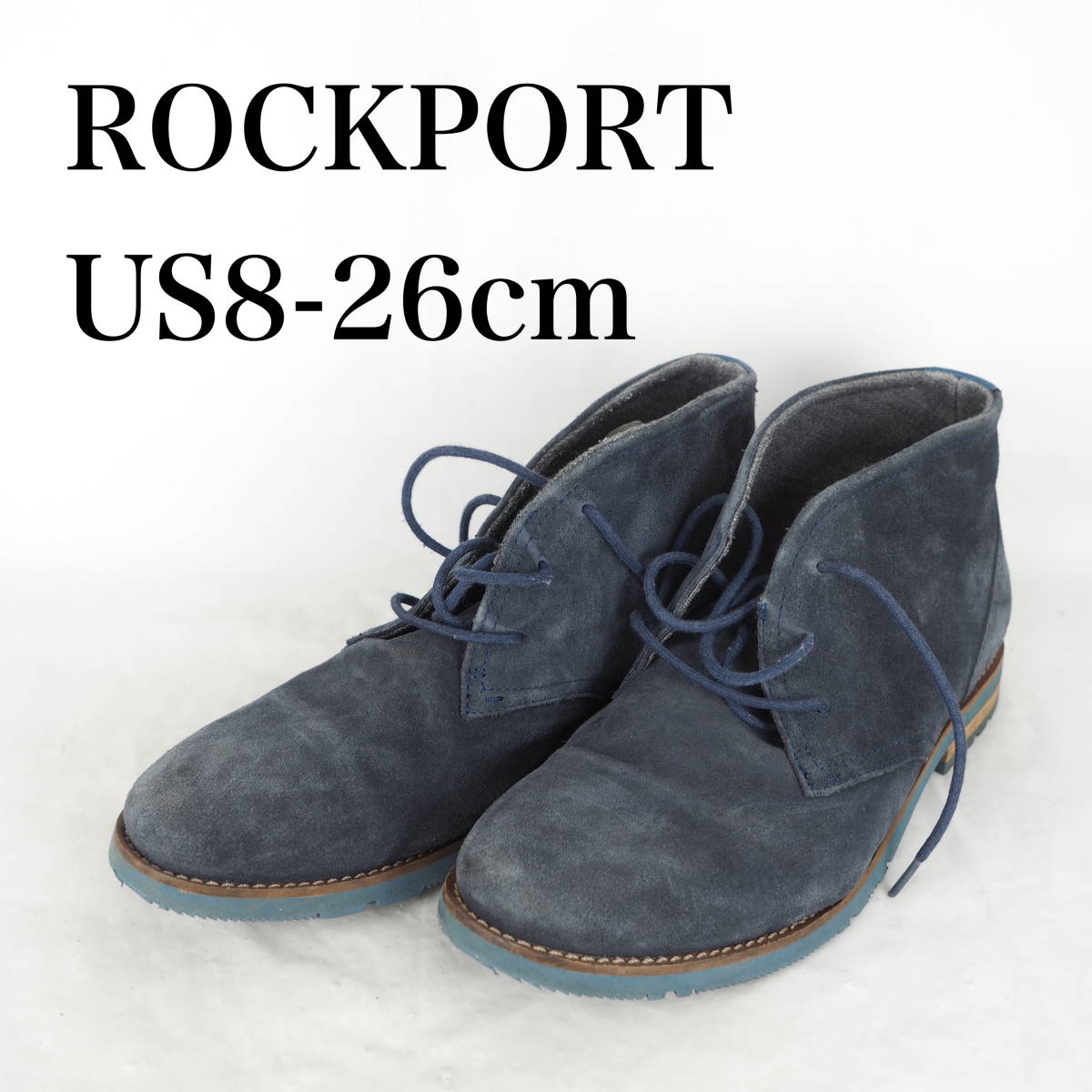 EB4470*ROCKPORT*ロックポート*メンズシューズ*US8-26cm*ネイビー_画像1