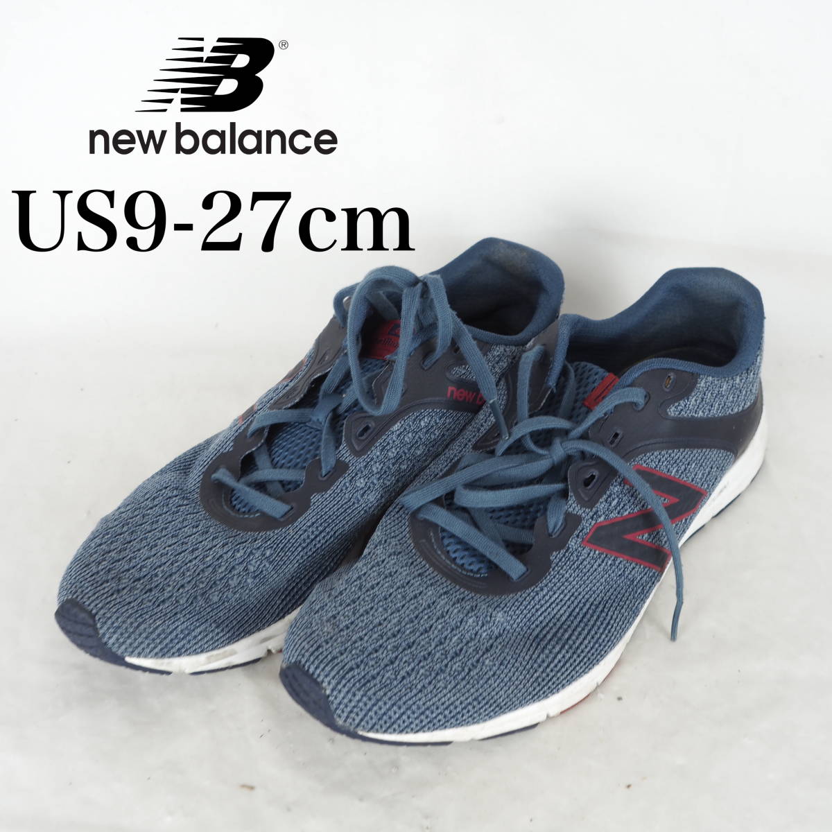 MK4402*New Balance*ニューバランス*635*メンズスニーカー*US9-27cm*ネイビー_画像1