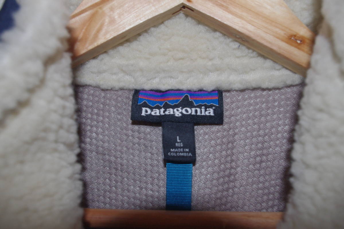 国内正規品　着用２回　美品　patagonia　パタゴニア　レトロX　フリース ベスト ナチュラル　サイズL　中古_画像4