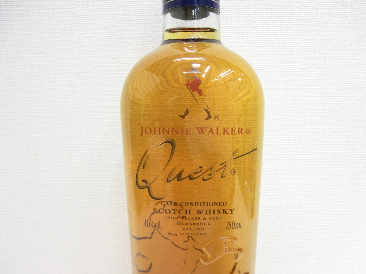 酒祭 洋酒祭 1円～ ジョニーウォーカー クエスト 40% 750ml 未開栓 スコッチ ウイスキー JOHNNIE WALKER Quest SCOTCH WHISKY_画像7