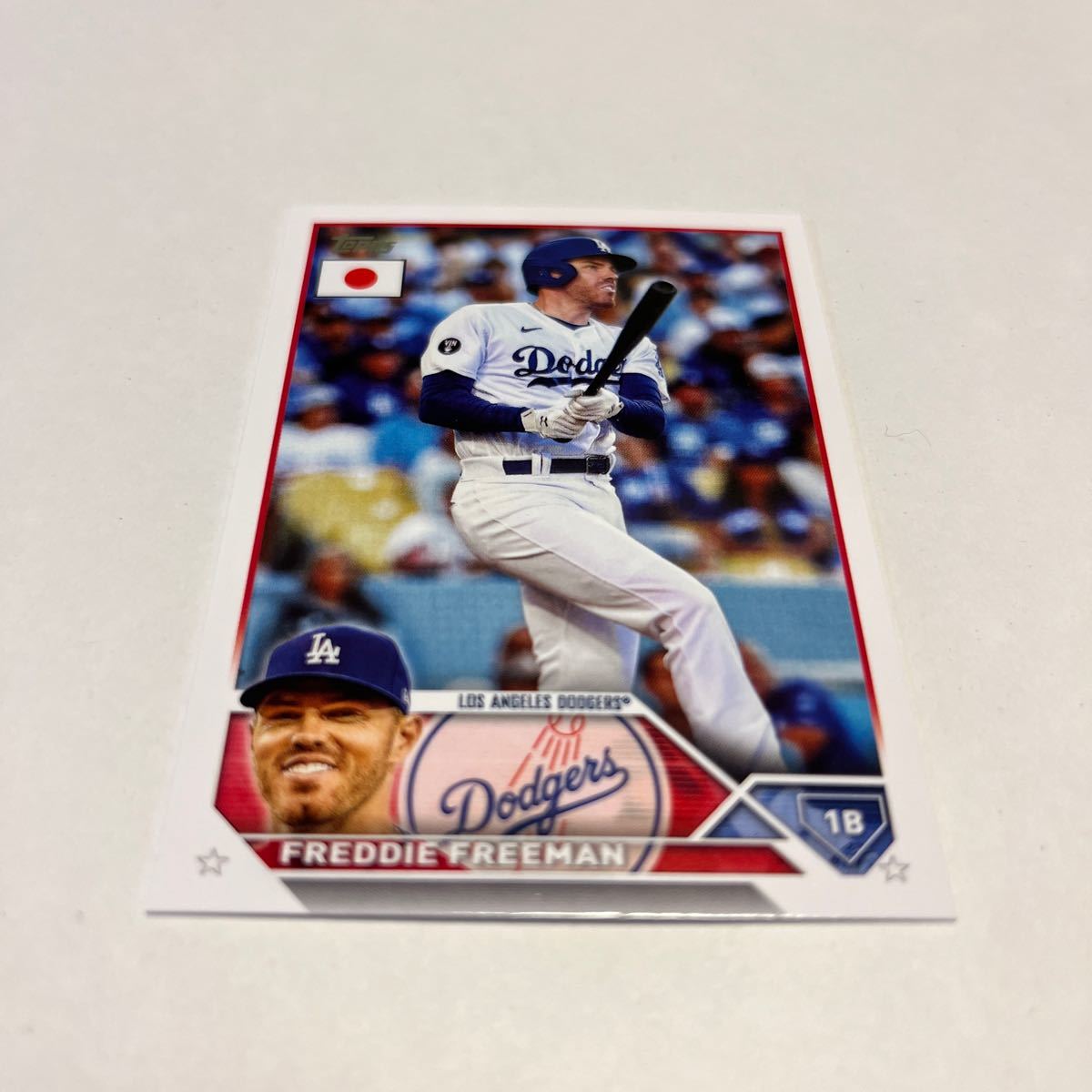 ★【フレディ・フリーマン　ドジャース】MLB 2023 TOPPS JAPAN EDITION ベース★即決_画像1