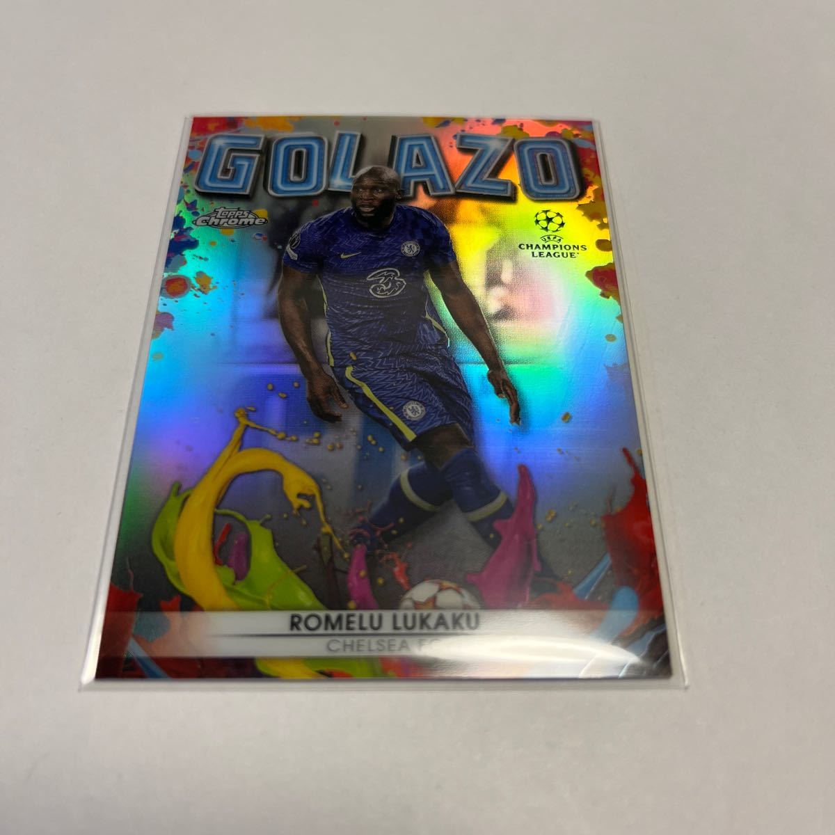 ★【ロメロ・ルカク】2021-22 Topps Chrome UEFA Champions League Golazo ★即決の画像1