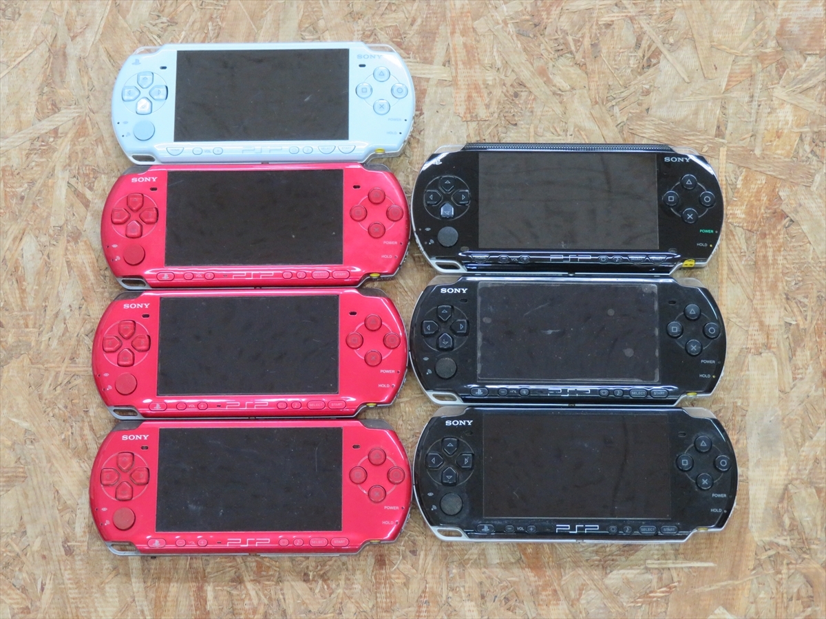 完全ジャンク品 PSP 本体のみ 計7台 セット PSP-1000/2000/3000 送料無料c9_画像1