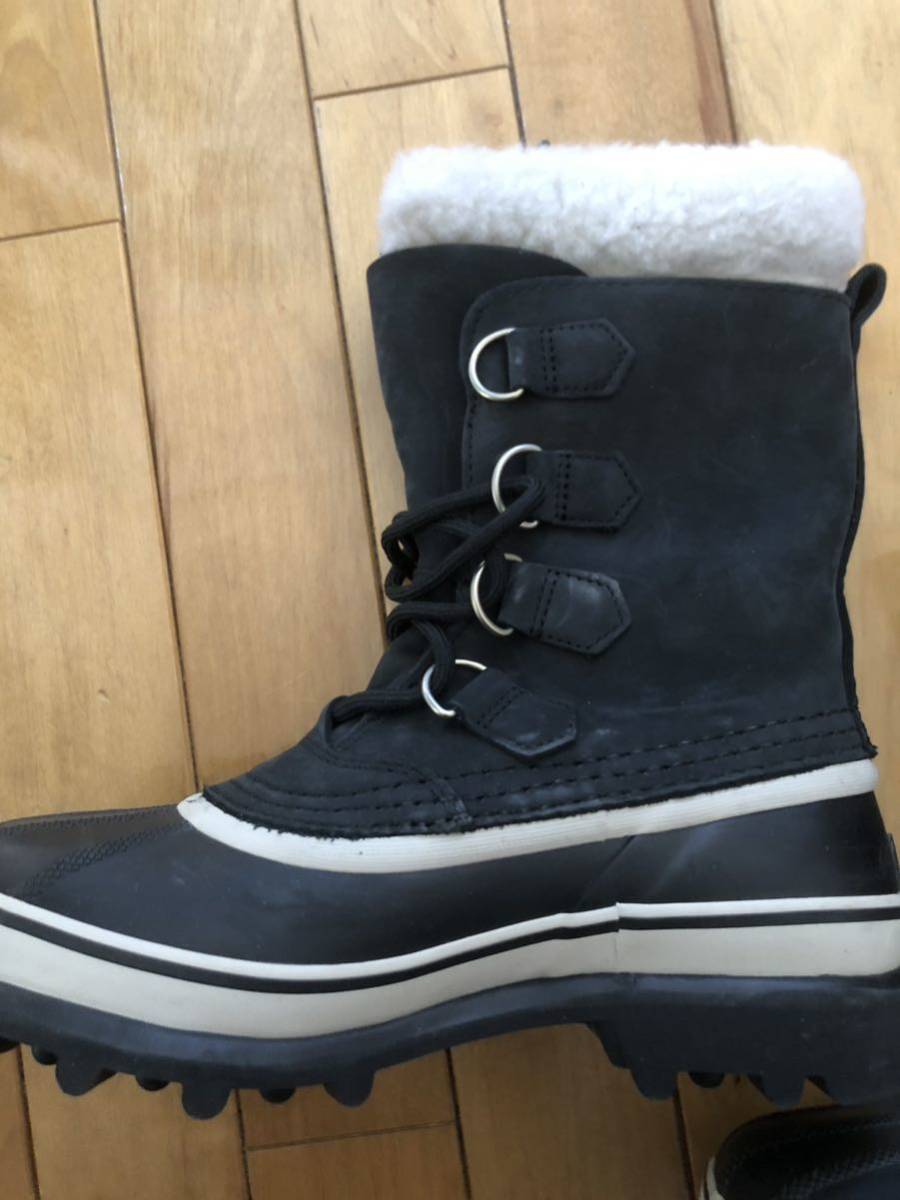 SOREL ソレル スノーブーツ 24cm ブーツ黒_画像3