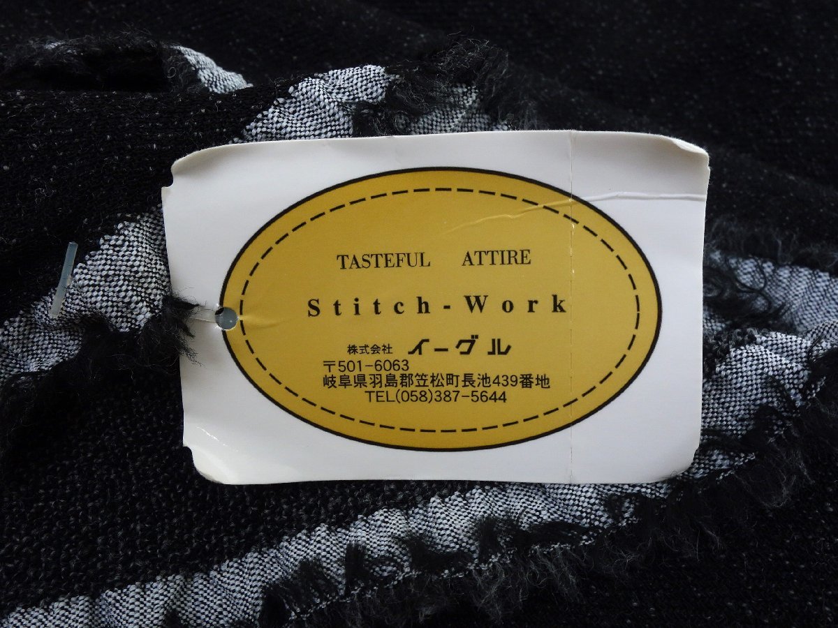 生地 布 はぎれ 手芸 イーグル Stitch-Work 無地 ストレッチ 約128cm×約128cm 黒 ブラック_画像3