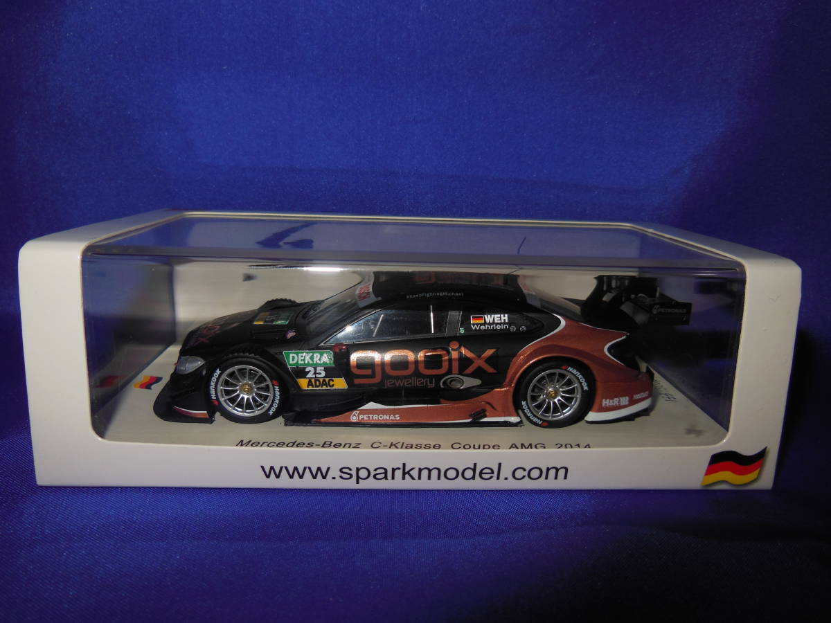 1/43　入手困難　SPARK　300台限定　Mercedes-Benz　C-Klasse　Coupe　AMG　2014年　DTM仕様　メルセデスベンツ　Ｃクラス　クーペ　♯25