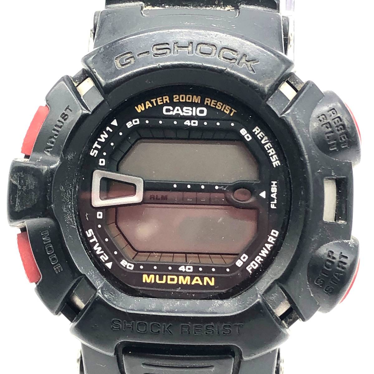 【中古ジャンク品】CASIO カシオ G-SHOCK MUDMAN マッドマン 3031 G-9000 腕時計 メンズ デジタル文字盤（管12517）_画像2