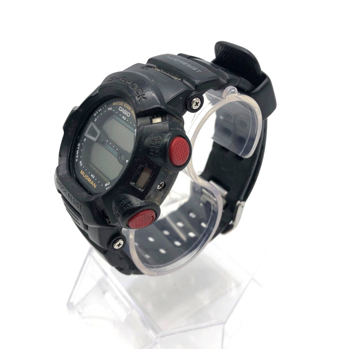 【中古ジャンク品】CASIO カシオ G-SHOCK MUDMAN マッドマン 3031 G-9000 腕時計 メンズ デジタル文字盤（管12517）_画像4