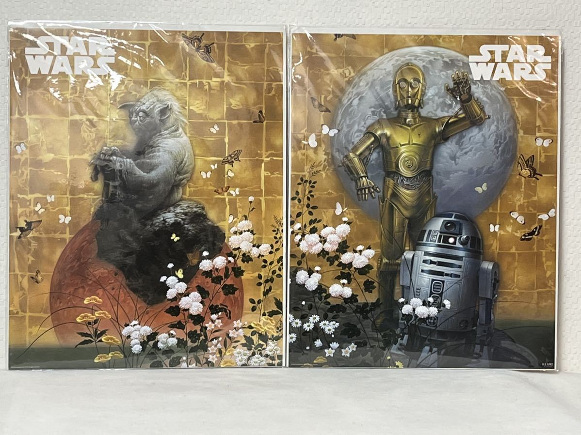 ●スターウォーズ STAR WARS ポスター ポスターセット 切手セット ダースベーダー ヨーダ R2-D2 C-3PO SF 映画 ポスター まとめて 25-9_画像3