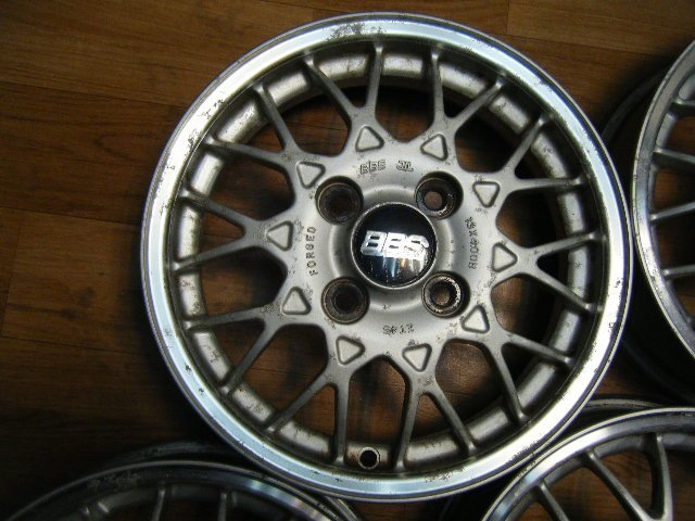 IB-090 BBS FORGED 13×4B 4H-100 +45 (4本) 鍛造 軽量 送料は全国一律5500円 離島を除く_画像4