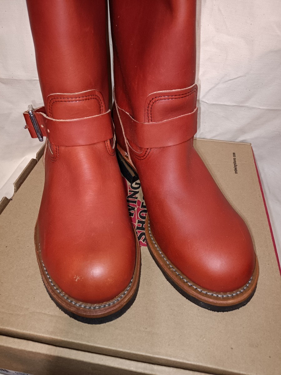  Red Wing 8271 9.5D engineer boots tea new goods RED WING