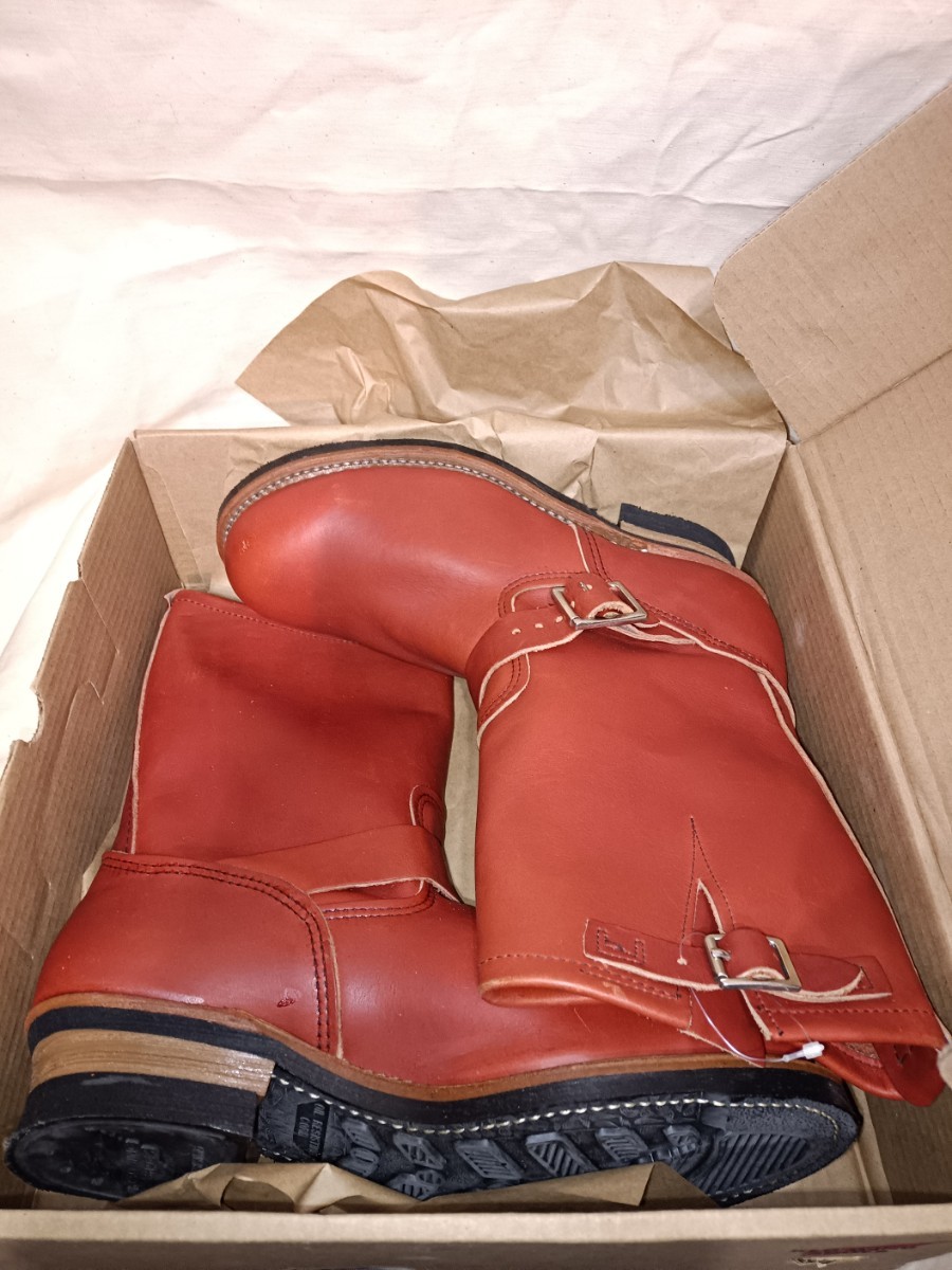  Red Wing 8271 9.5D engineer boots tea new goods RED WING