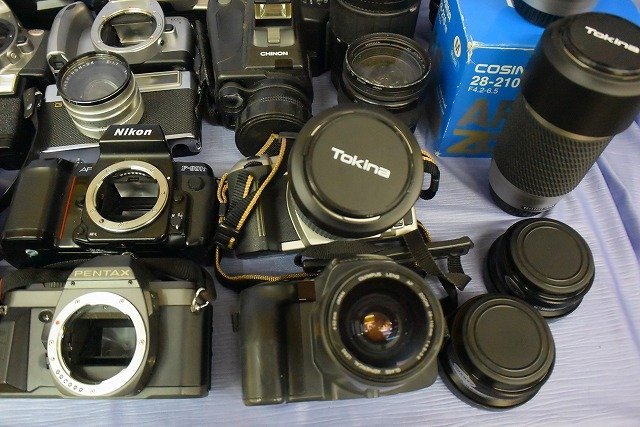 ★j☆☆フィルムカメラまとめて　一眼レフ等 カメラ23点・レンズ8点　Nikon・ミノルタ他　ジャンク_画像5