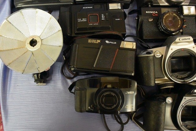 ★j☆☆フィルムカメラまとめて　一眼レフ等 カメラ23点・レンズ8点　Nikon・ミノルタ他　ジャンク_画像3