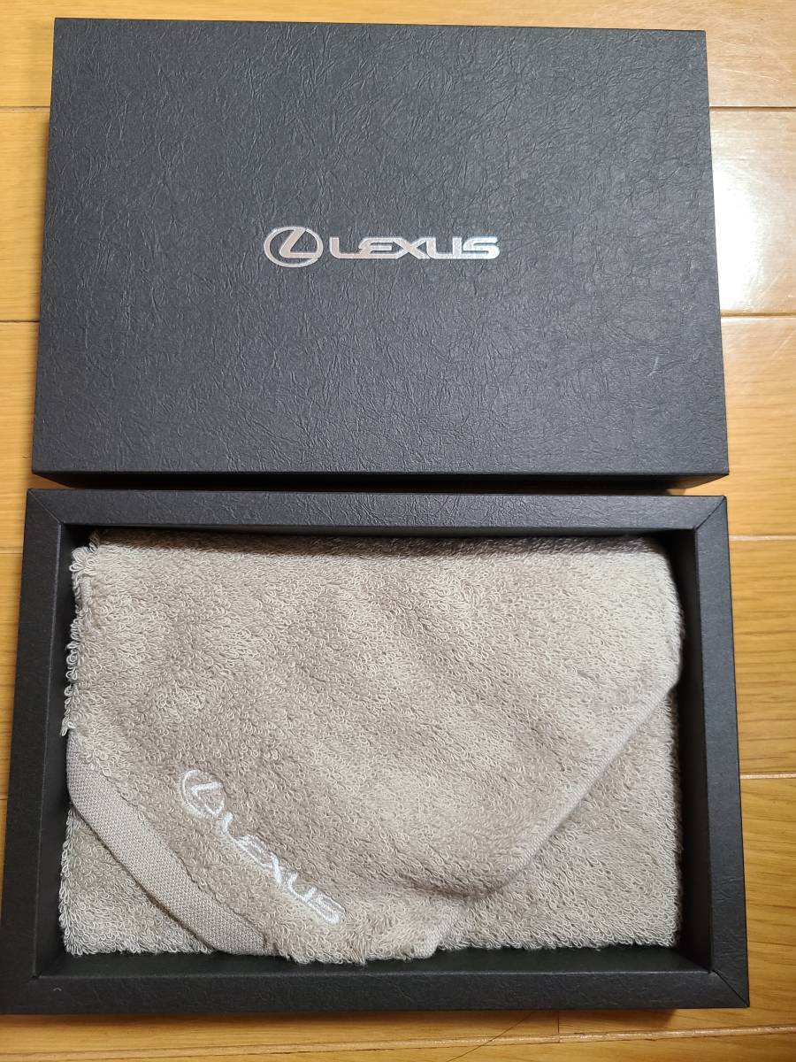 新品 レクサス 今治ハンドタオル LEXUS 非売品 ベージュの画像1