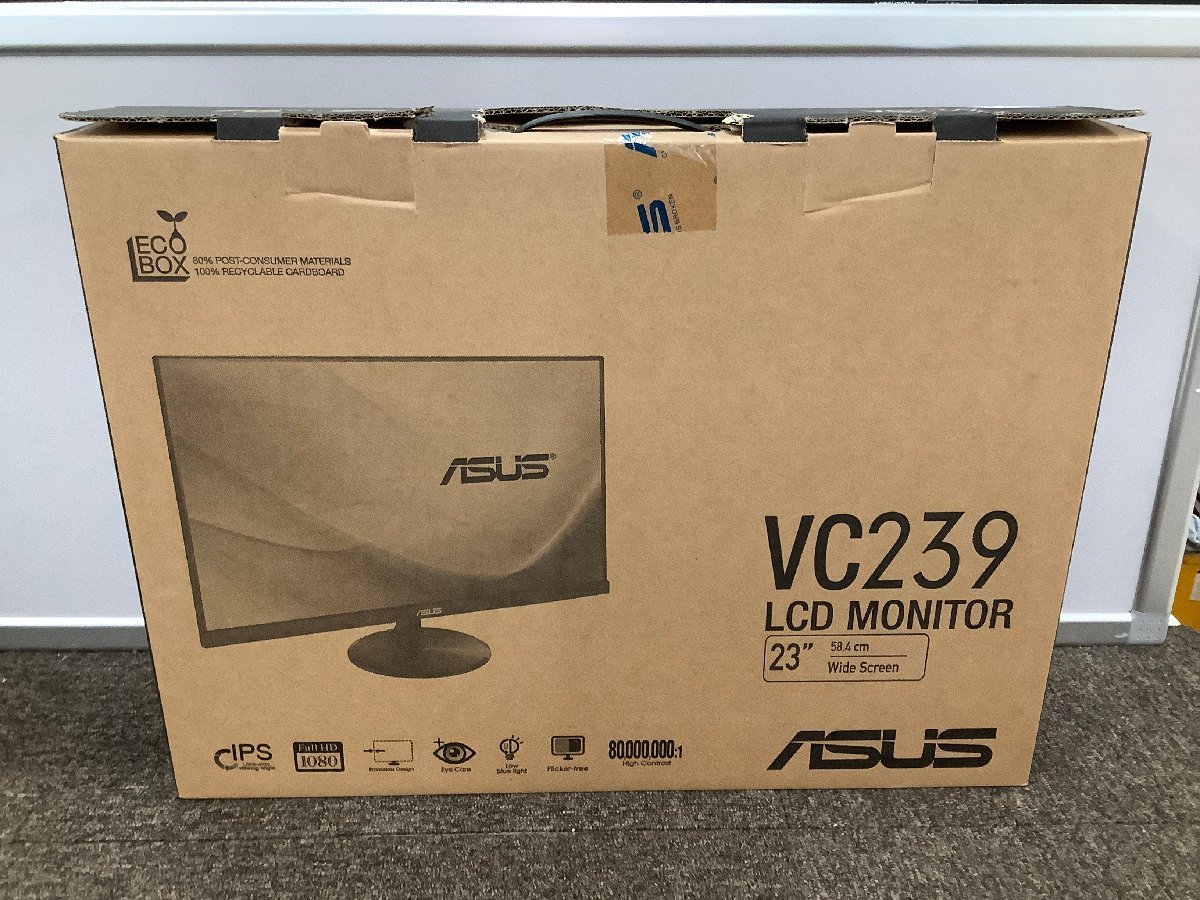 【使用頻度少なめ】ASUS エイスース 23インチ 液晶モニター PCモニター VC239H 2020年製 動作確認済み ゲームなどに LCDモニターの画像3