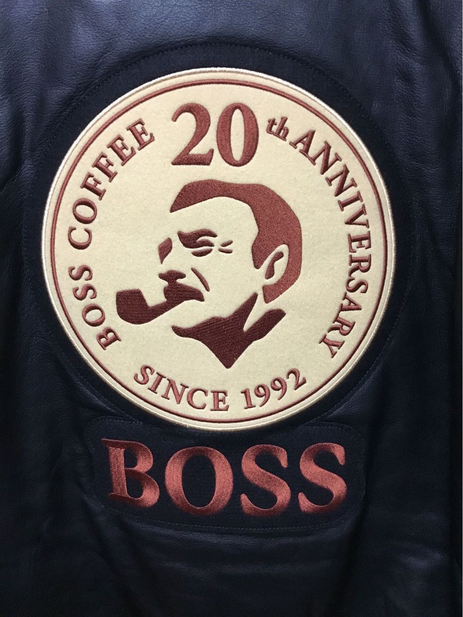 ボスジャン ボス20周年記念オールレザースタジャン 非売品 L ボスジャン ボス20周年記念オールレザースタジャン 非売品 L