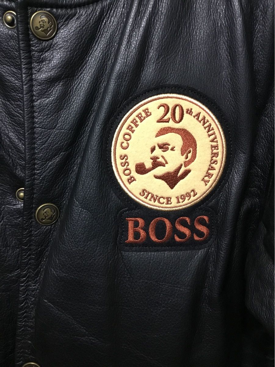ボスジャン ボス20周年記念オールレザースタジャン 非売品 L ボスジャン ボス20周年記念オールレザースタジャン 非売品 L