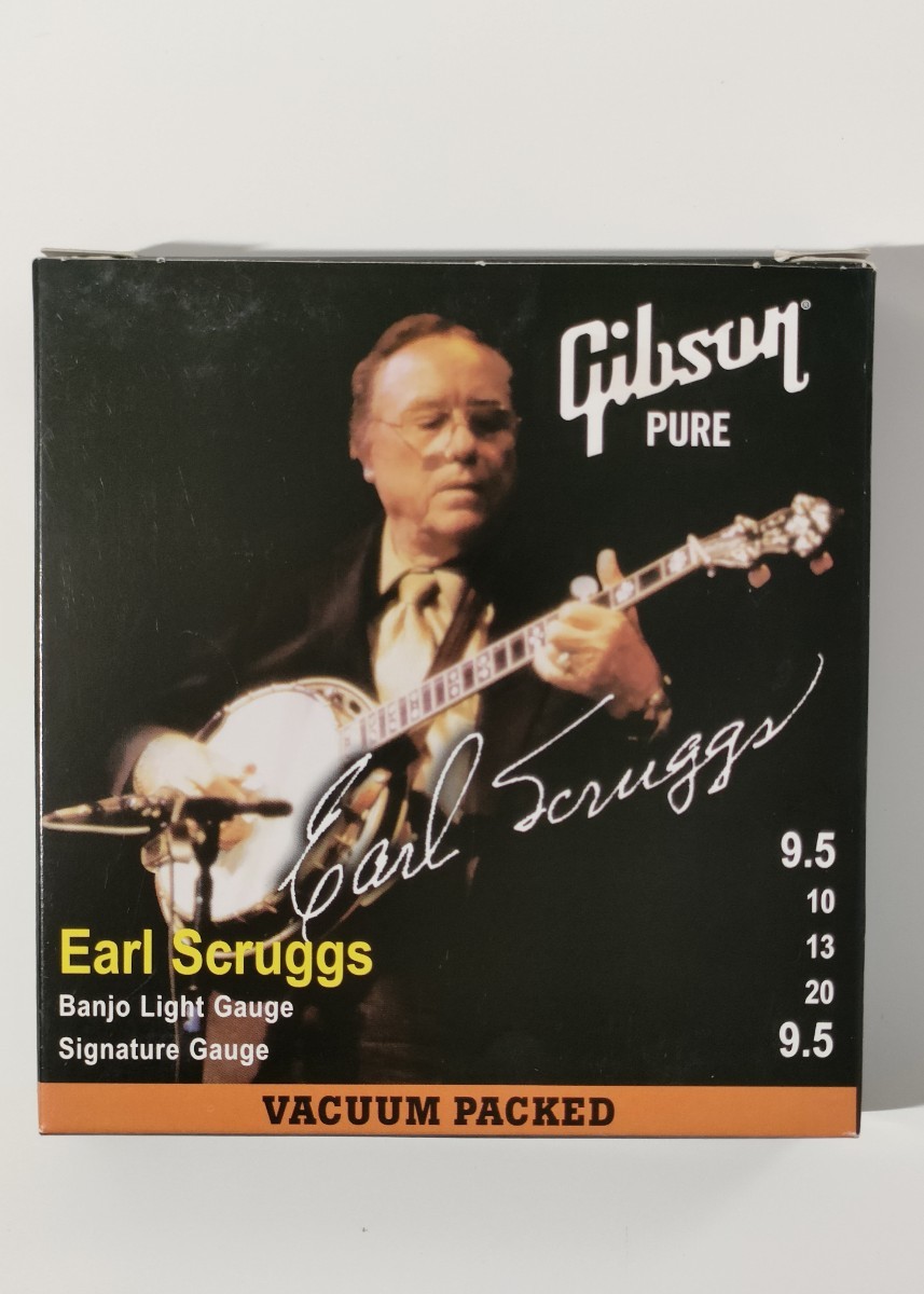 ギブソン　Gibson Earl Scruggs 5弦バンジョー弦　ライト　9.5 10 13 20 9.5 SBG-ESL 未開封未使用　　4セット　_画像3