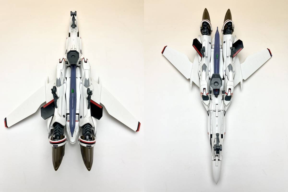 ジャンク【箱なし・組み立て済み・一部塗装】バンダイ 1/72 VF-25F メサイアバルキリー アルト機 (マクロスF)_画像4