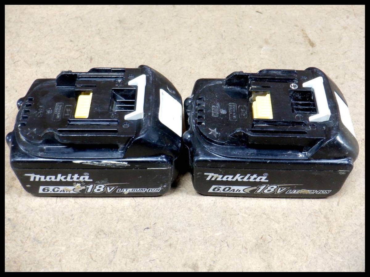 マキタ 165mm 充電式 マルノコ HS631D 18V仕様 本体・バッテリー2個・充電器セット 丸のこ 丸ノコ_画像6
