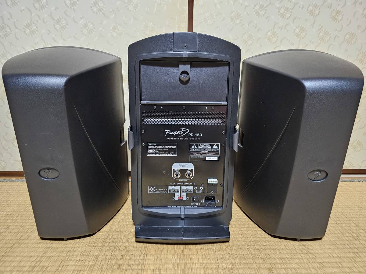 BOSE Fender Passport PD-150 PAセット スピーカースタンド付 美品_画像4