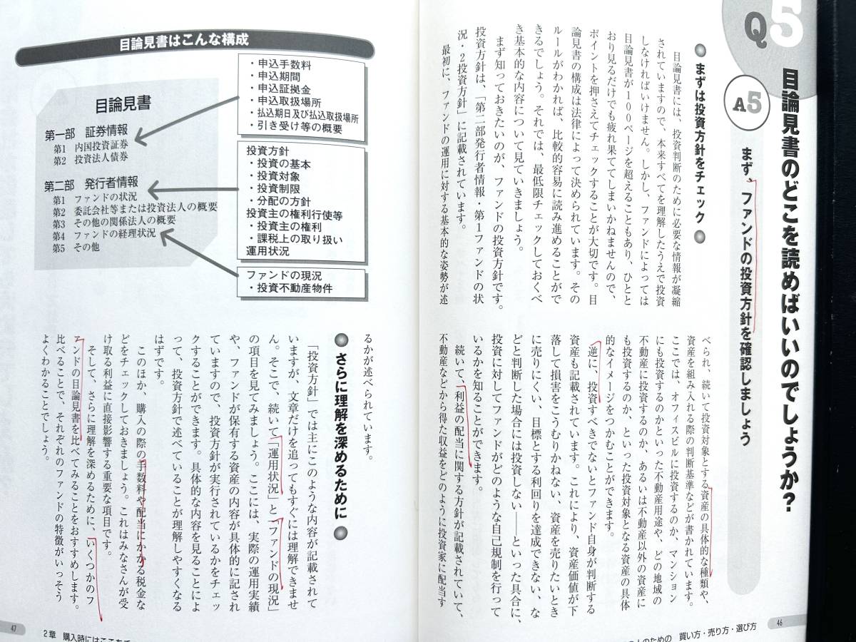 資産運用 ☆ 不動産投資の買い方 選び方＊投資法人・投資信託 ◎ 初版・日本経済新聞社